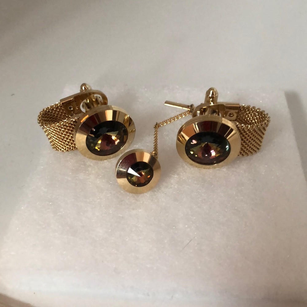 Gold Cuff Links